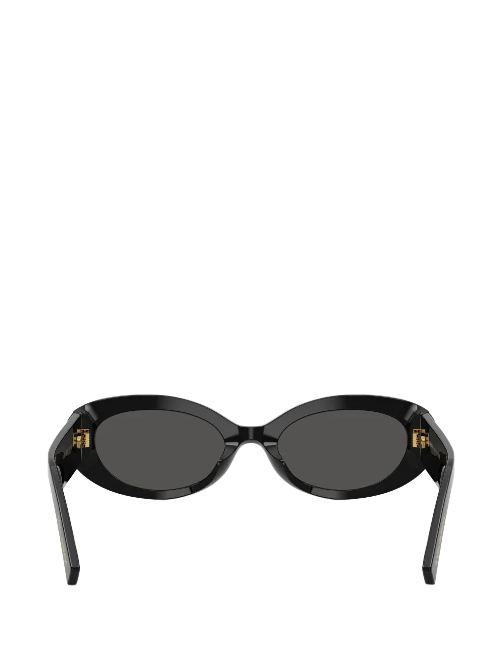 Dolce & Gabbana Eyewear Zonnebril met ovalen montuur Zwart