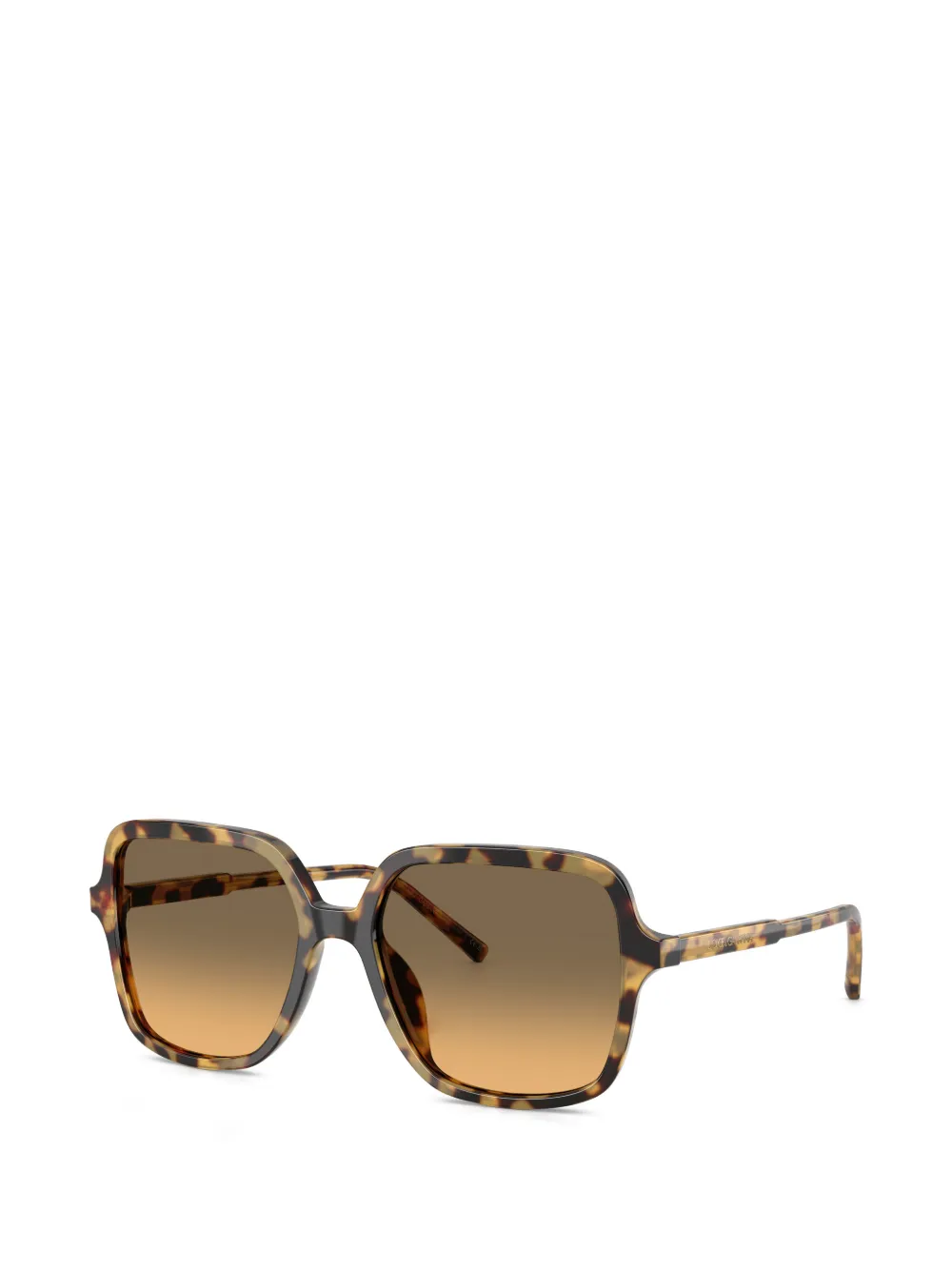 Dolce & Gabbana Eyewear Zonnebril met oversized montuur Bruin