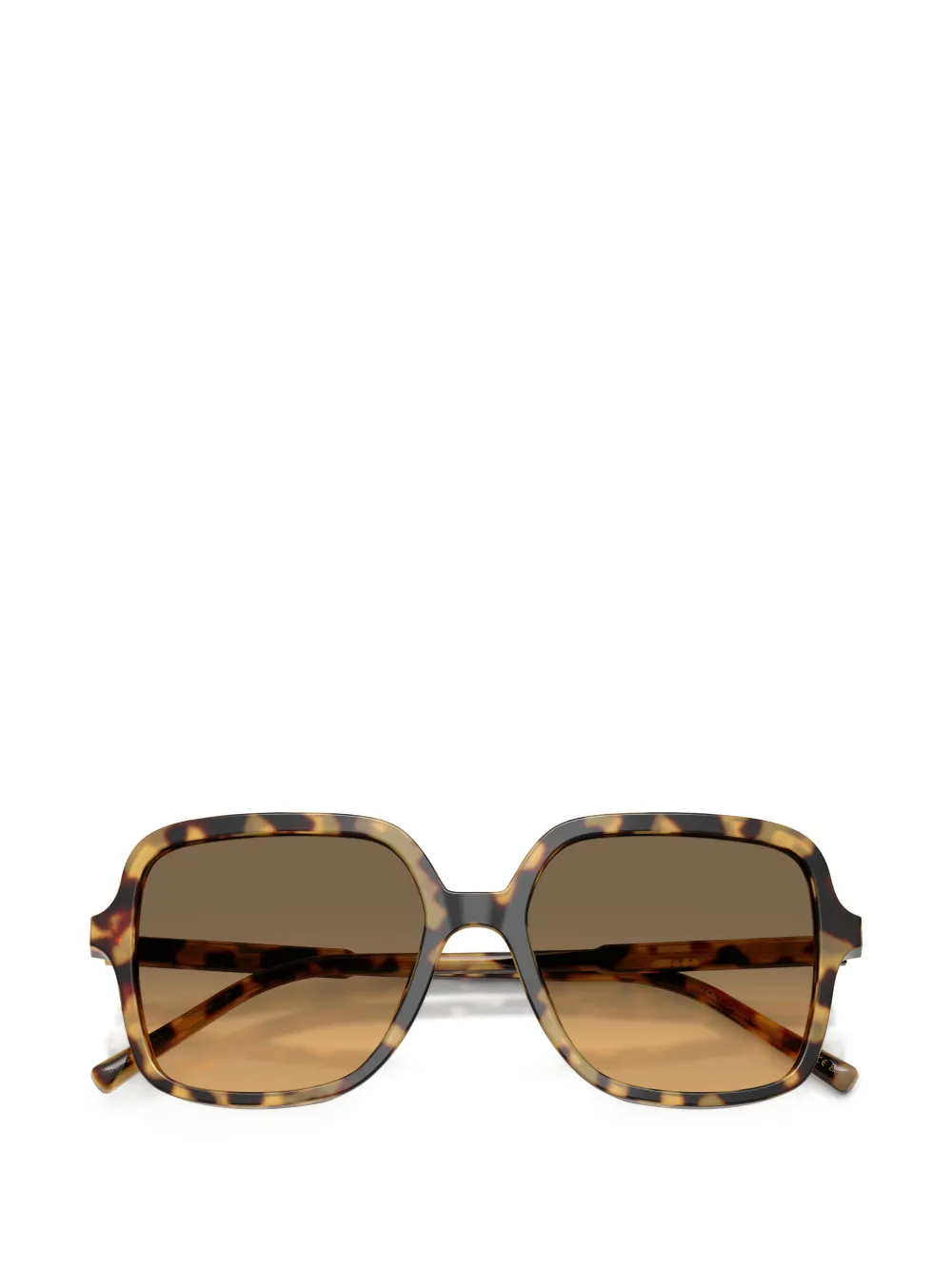 Dolce & Gabbana Eyewear Zonnebril met oversized montuur Bruin