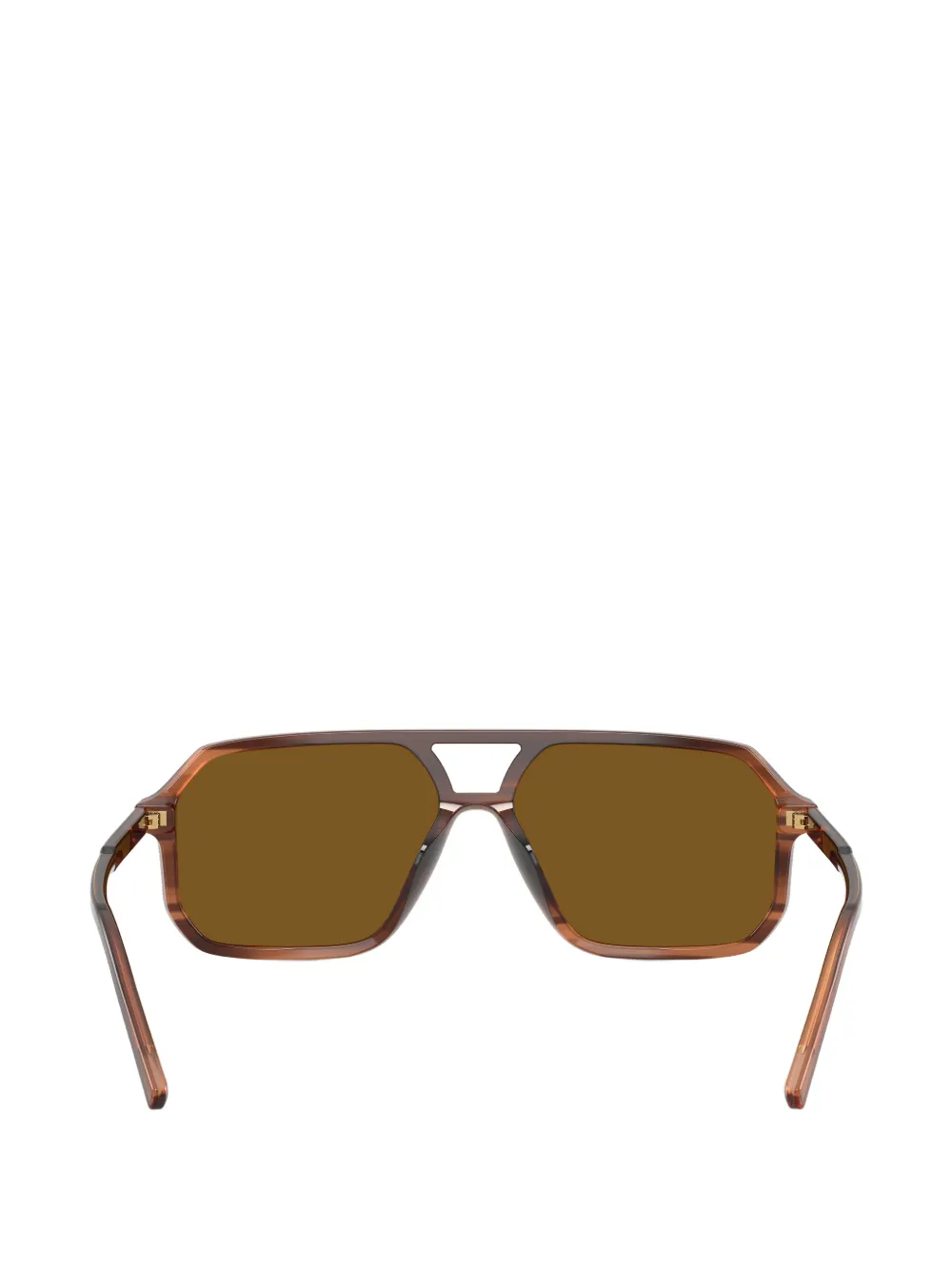 Dolce & Gabbana Zonnebril met piloten montuur Bruin