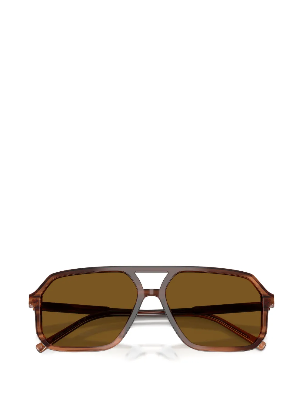 Dolce & Gabbana Zonnebril met piloten montuur Bruin