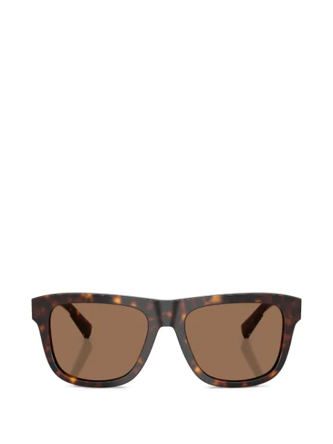 Dolce & Gabbana lunettes de soleil à effet écaille de tortue