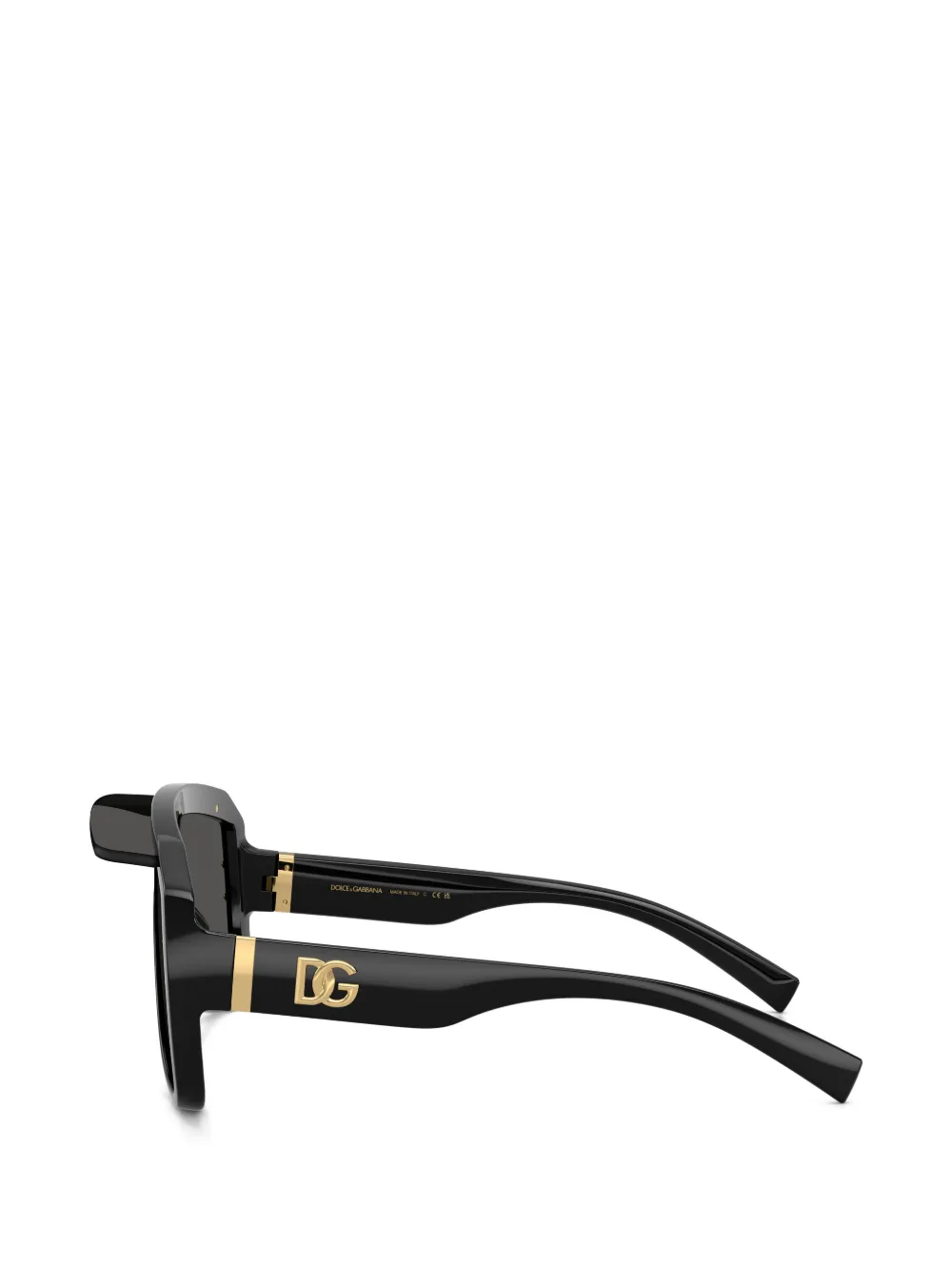  Dolce & Gabbana Eyewear Pilot-frame Sunglasses - Black 