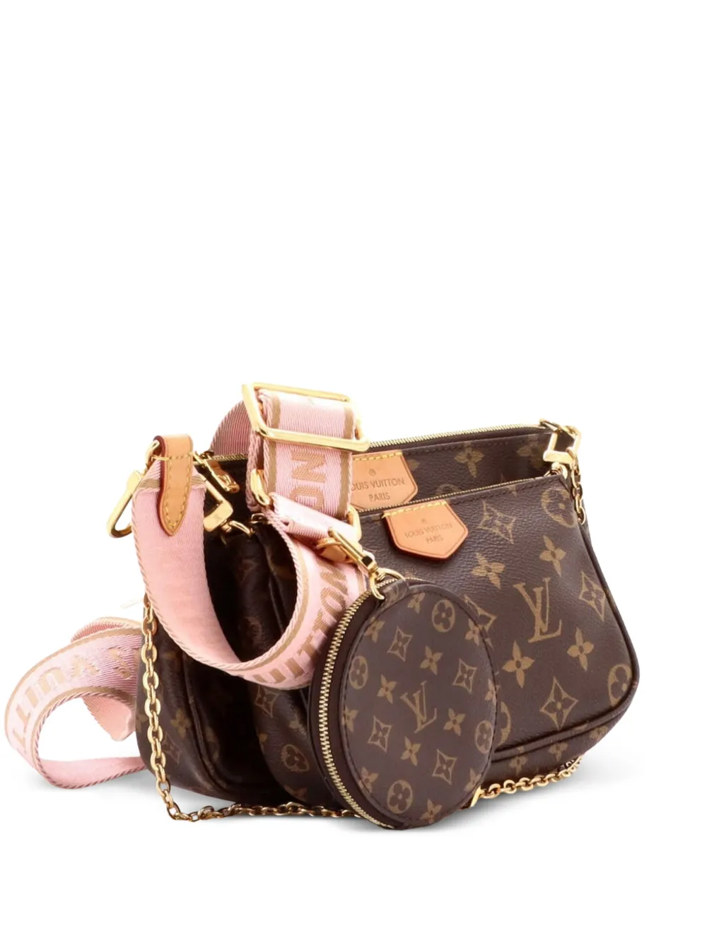 Louis Vuitton Pre-Owned Multi Pochette Accessoires Monogram Canvas crossbody bag - Marrone
