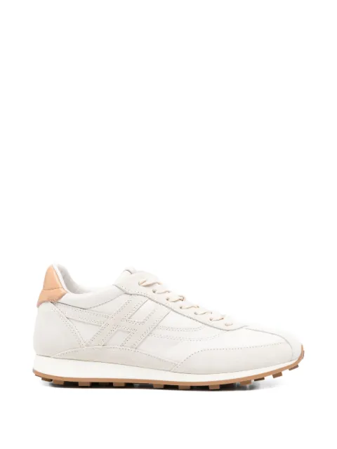 Hogan panelled lace-up fastening sneakers