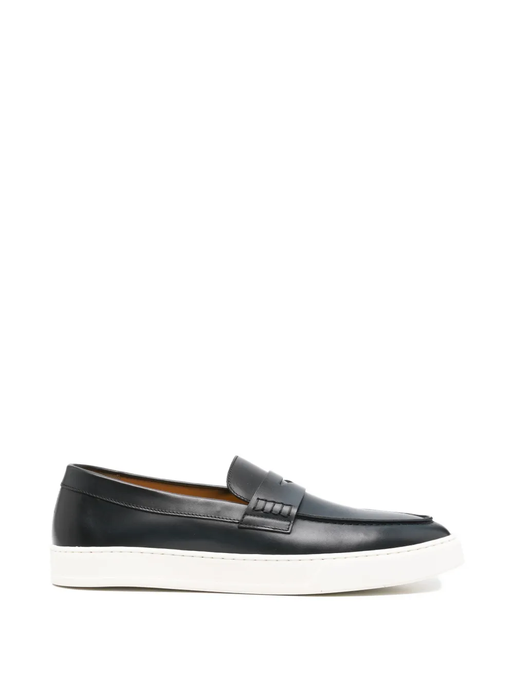 Doucal's penny-slot loafers Blauw