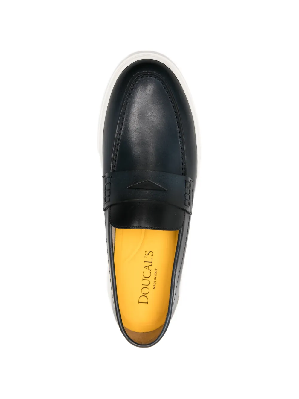 Doucal's penny-slot loafers Blauw