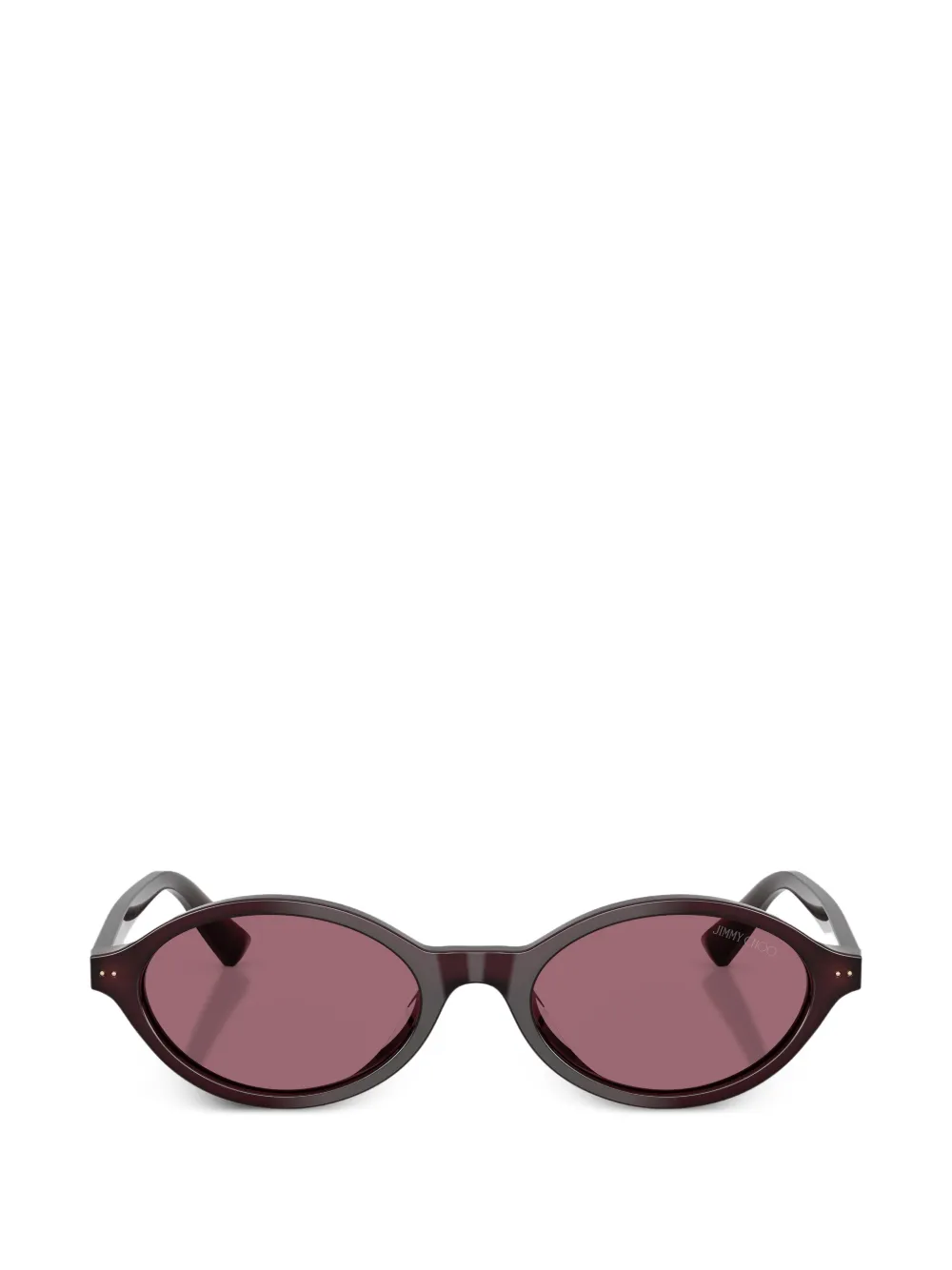 Jimmy Choo Eyewear Occhiali da sole ovali - Marrone