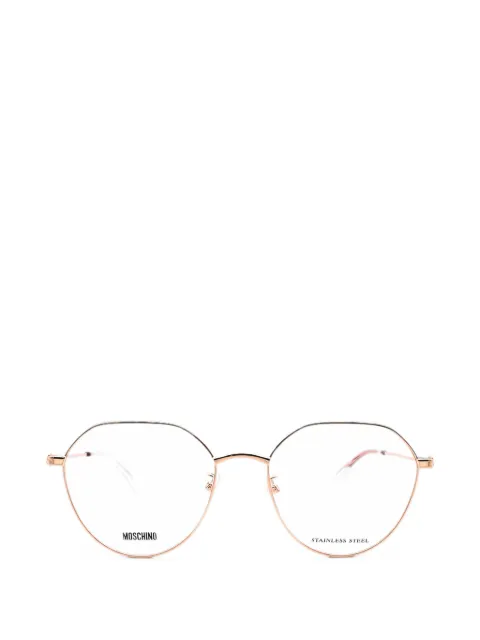 Moschino Eyewear geometric-frame glasses