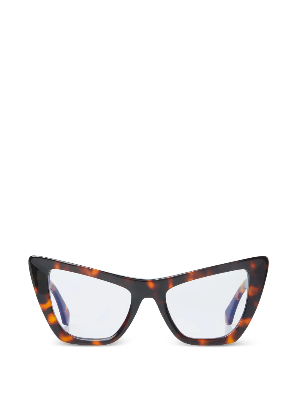 Off-White Eyewear cat-eye glasses - Marrone