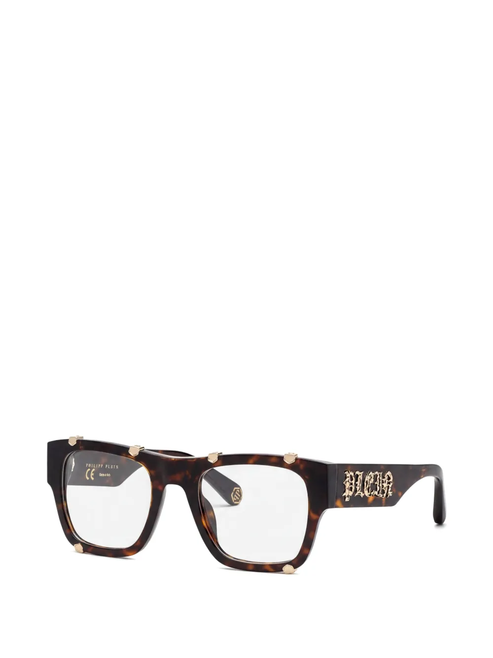Philipp Plein Eyewear square-frame glasses - Marrone