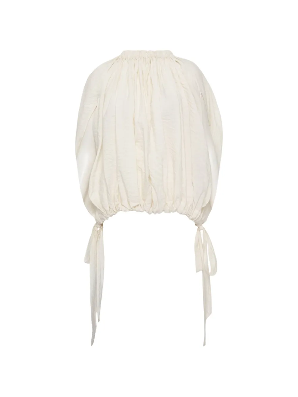 Lee Mathews Alexia gathered blouse - Toni neutri