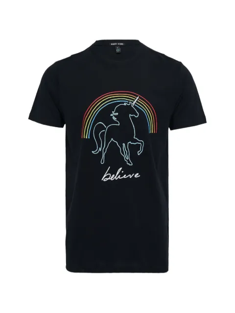 Black Score T-shirt con stampa