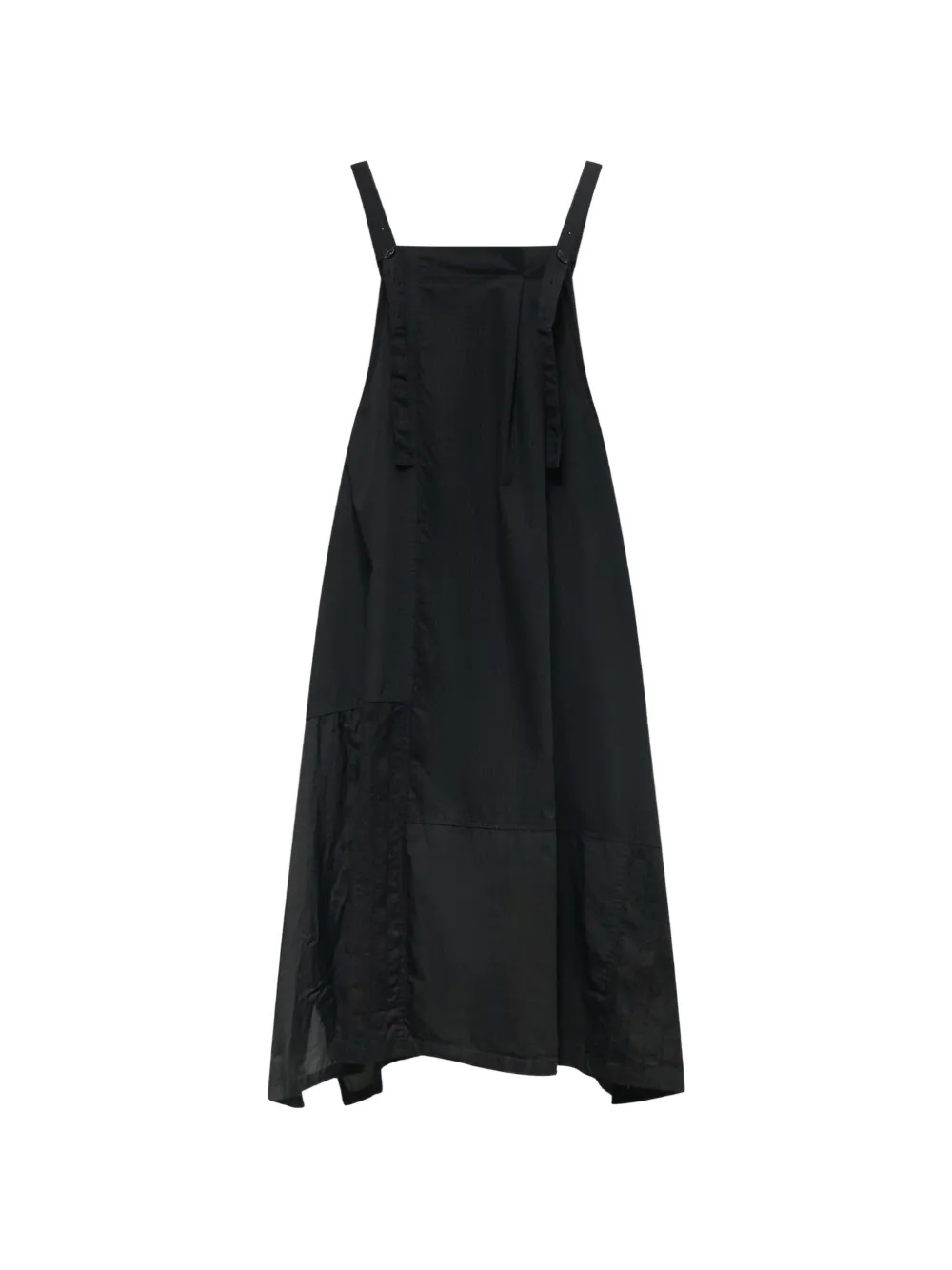 Y's square-neck dress - Nero