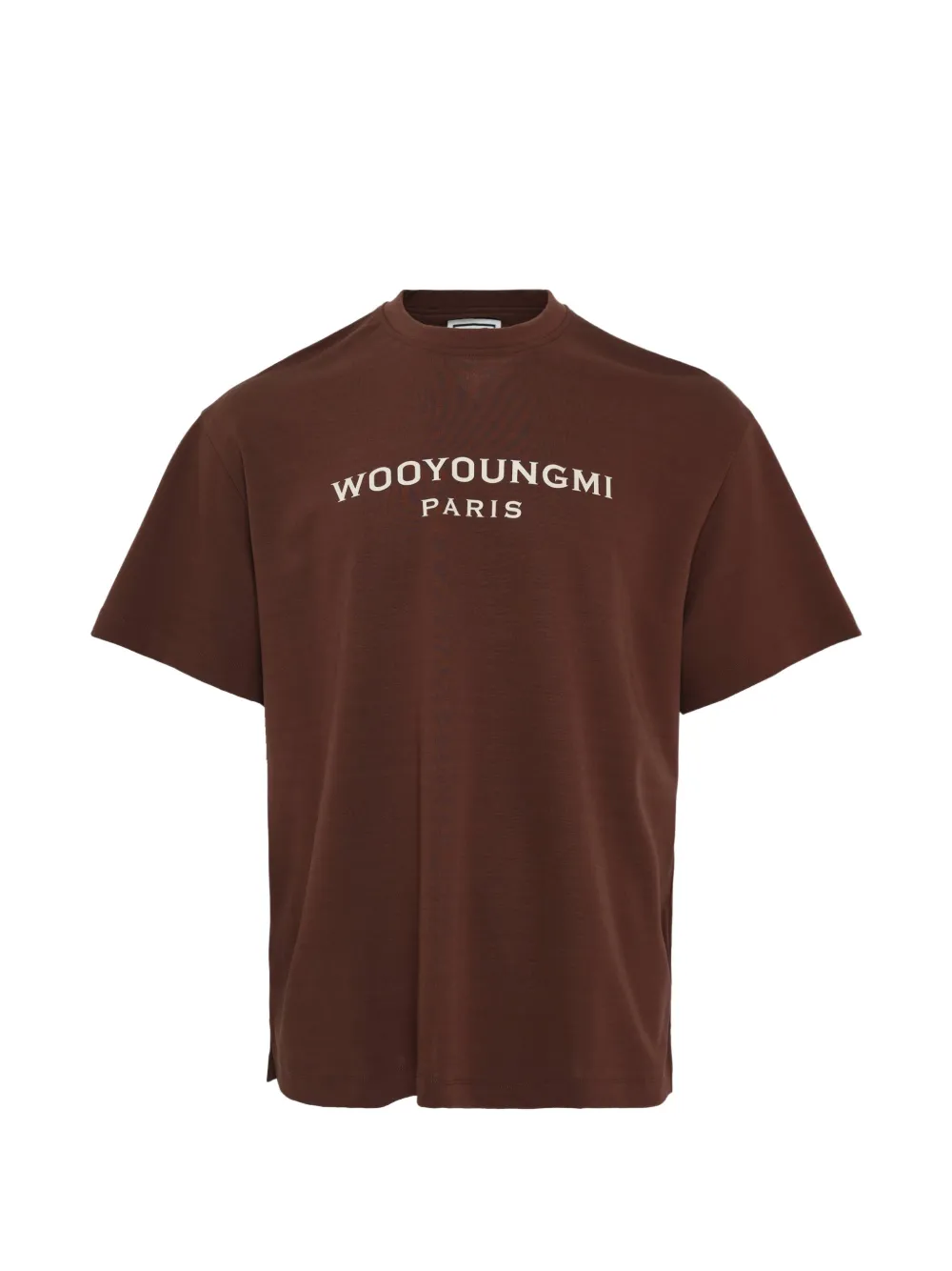 Wooyoungmi logo-print T-shirt - Marrone