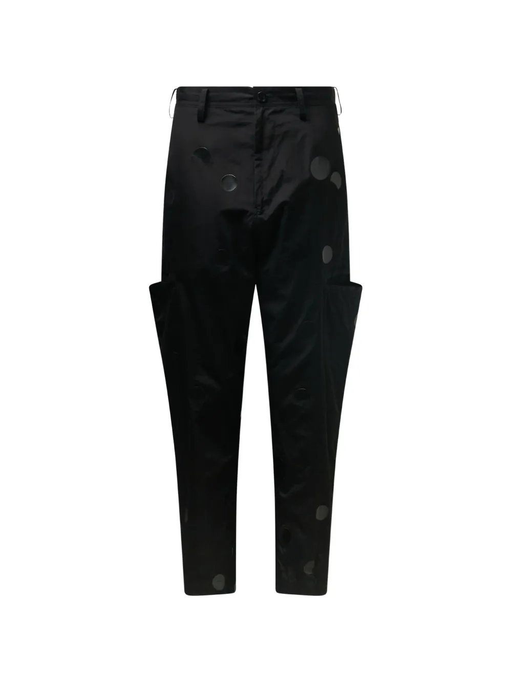 Y's piping tapered trousers - Nero