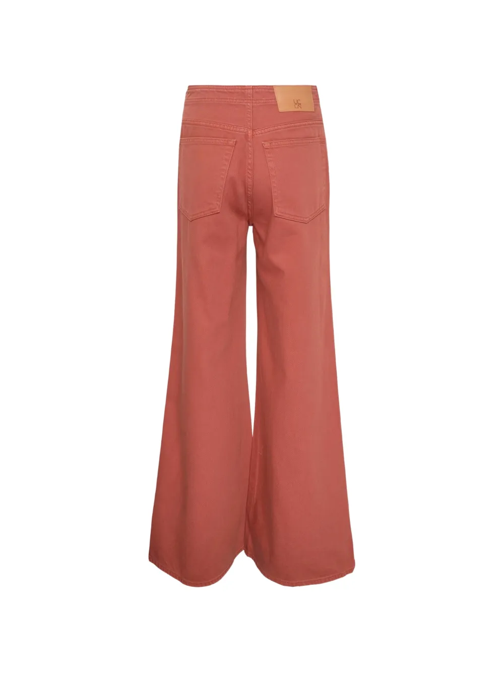 Ulla Johnson Bianca jeans met wijde pijpen Oranje