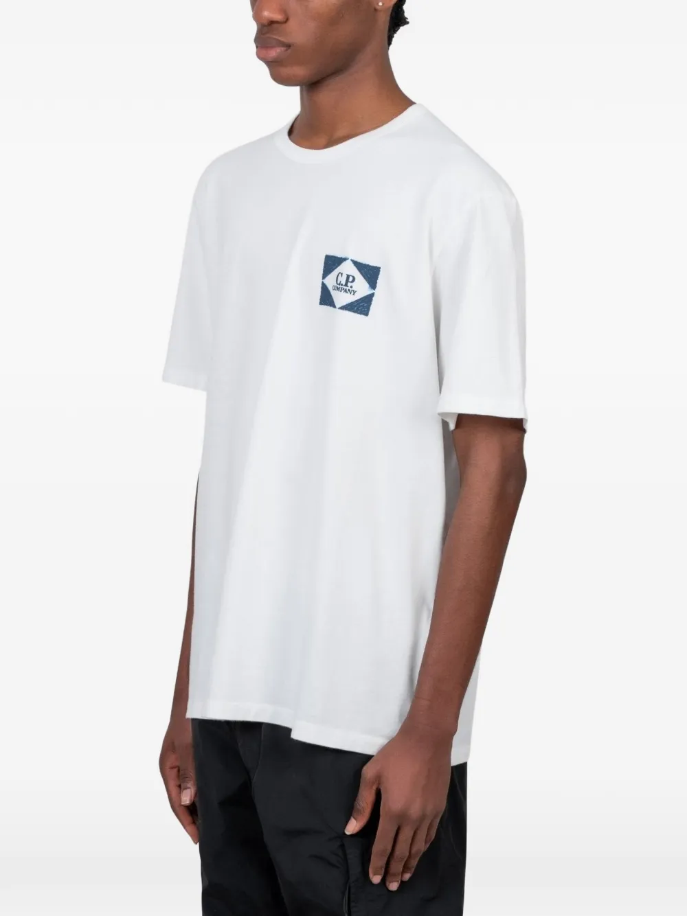 C.P. Company T-shirt met grafische print Wit