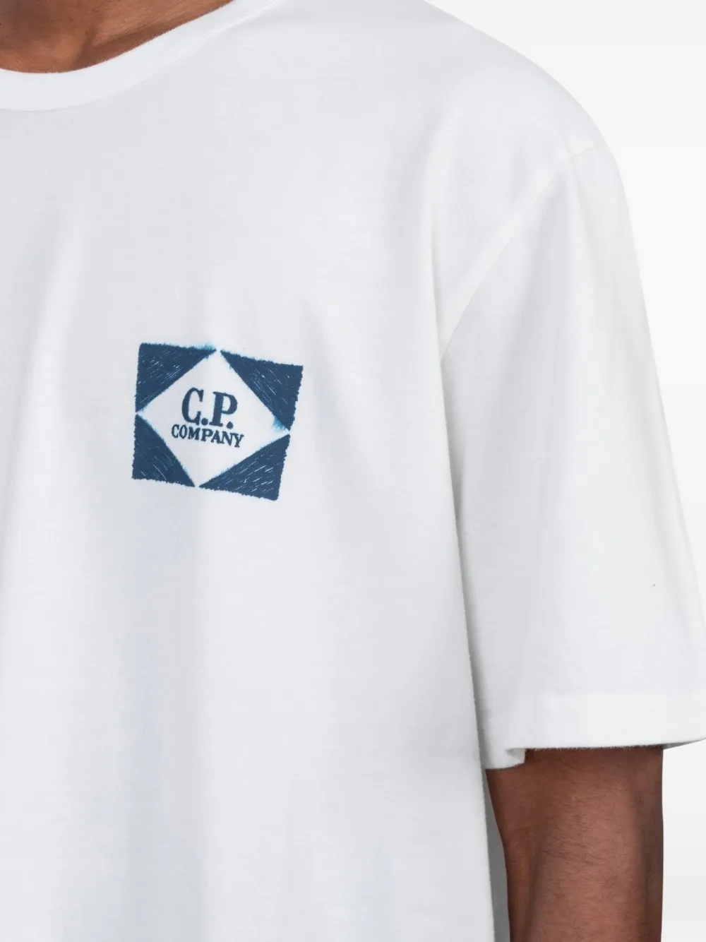 C.P. Company T-shirt met grafische print Wit