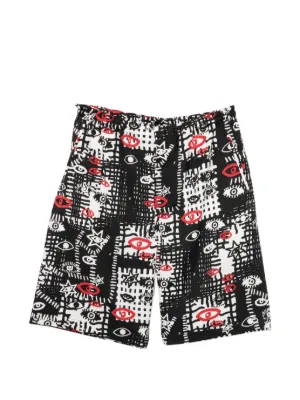 Black Comme Des Garçons プリーツ ショートパンツ | ブラック