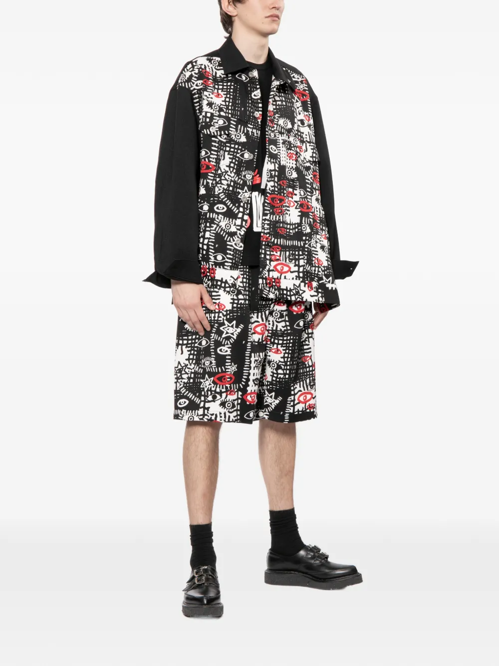 Graphic Print Round-Neck T-Shirt