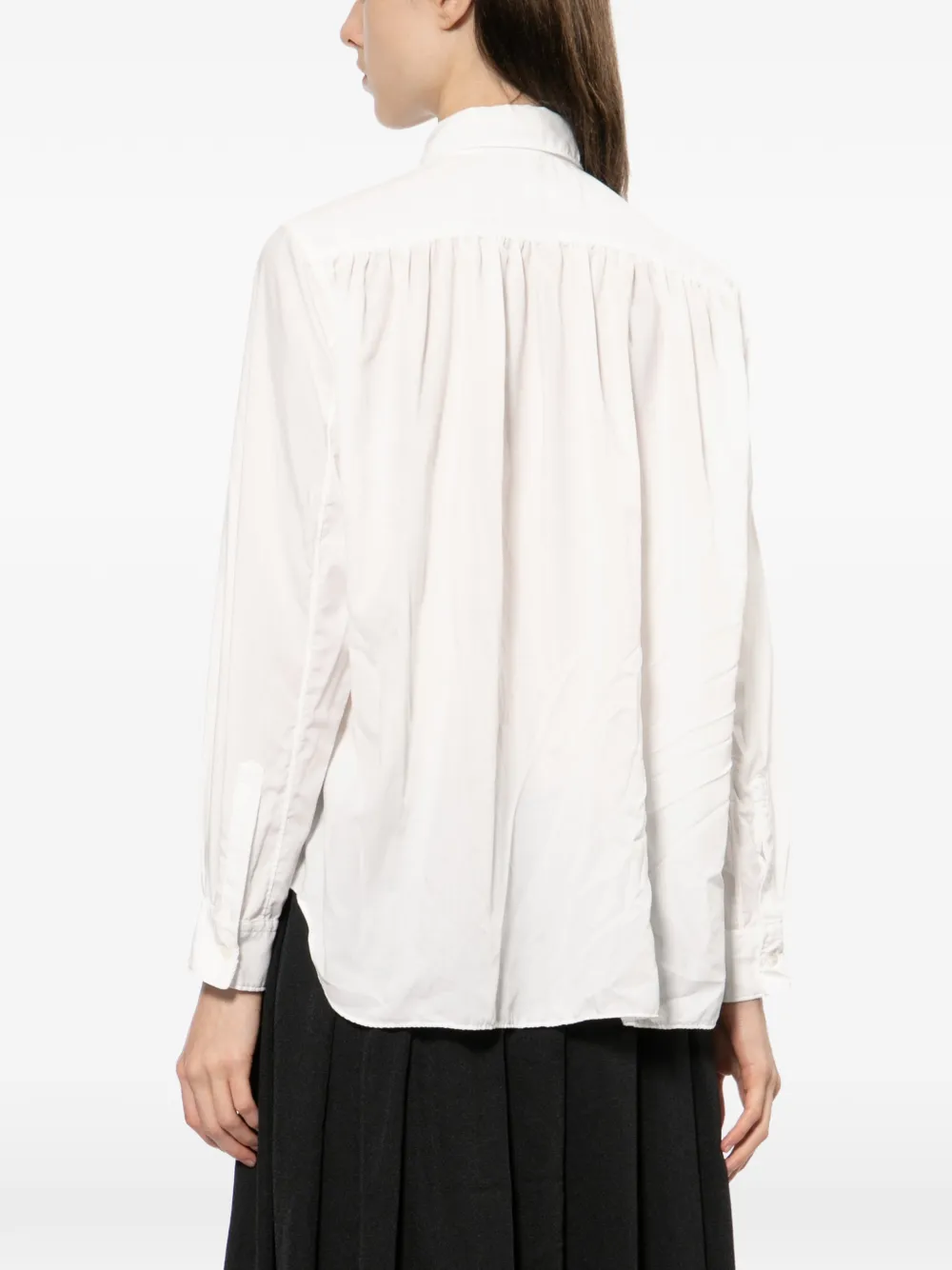 Black Comme Des Garçons Shirt met lange mouwen Wit