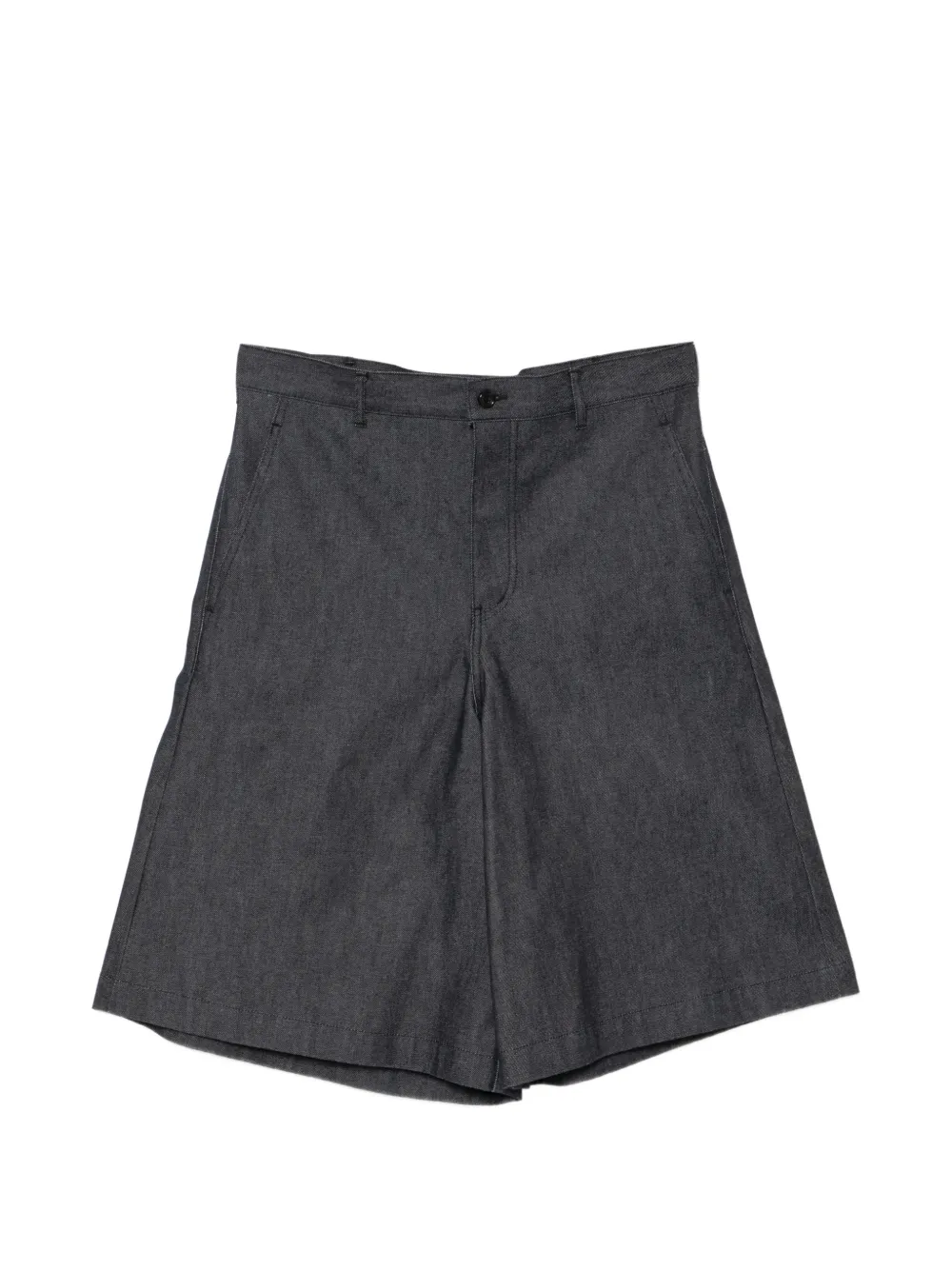 Black Comme Des Garçons Shorts denim a gamba ampia - Blu