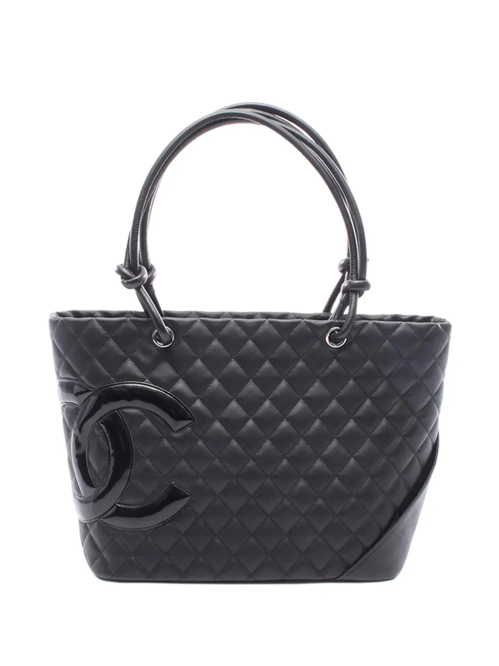CHANEL Pre-Owned 2011 Large Lambskin Cambon Ligne tote bag - Nero
