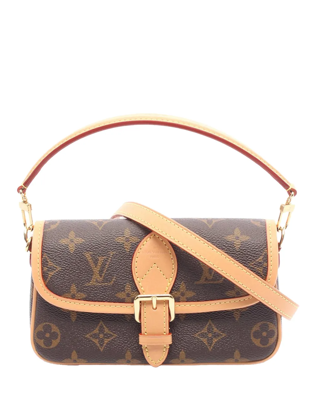 Louis Vuitton Pre-Owned 2010-2026 Monogram Nano Diane satchel - Marrone