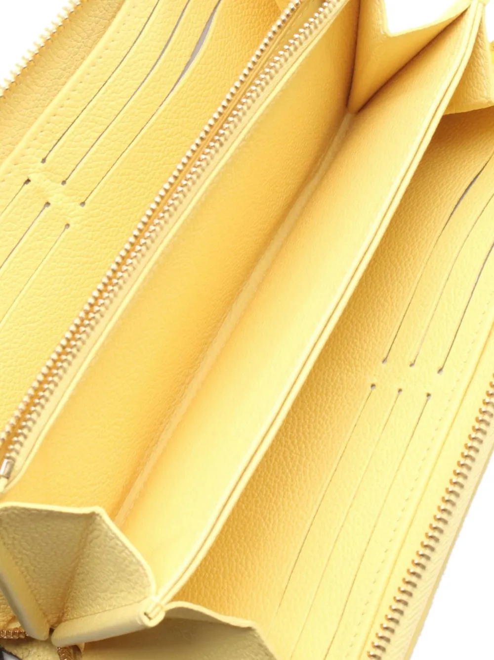  Louis Vuitton Pre-owned Cartera Zippy Wallet Larga De Piel Empreinte Con Motivo Monogram 2010-2026 - Amarillo 