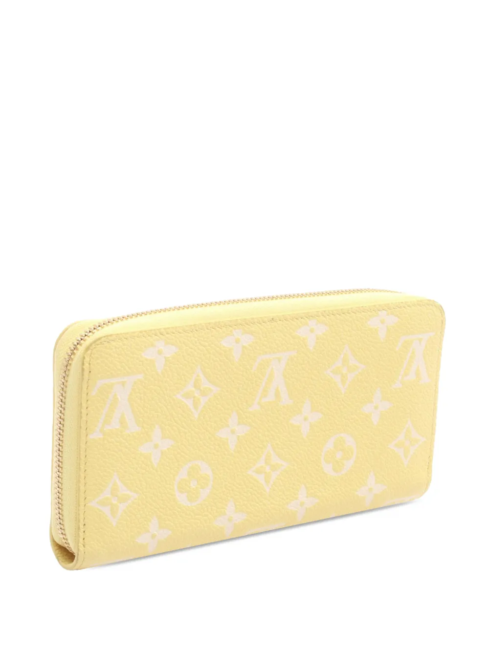  Louis Vuitton Pre-owned Cartera Zippy Wallet Larga De Piel Empreinte Con Motivo Monogram 2010-2026 - Amarillo 