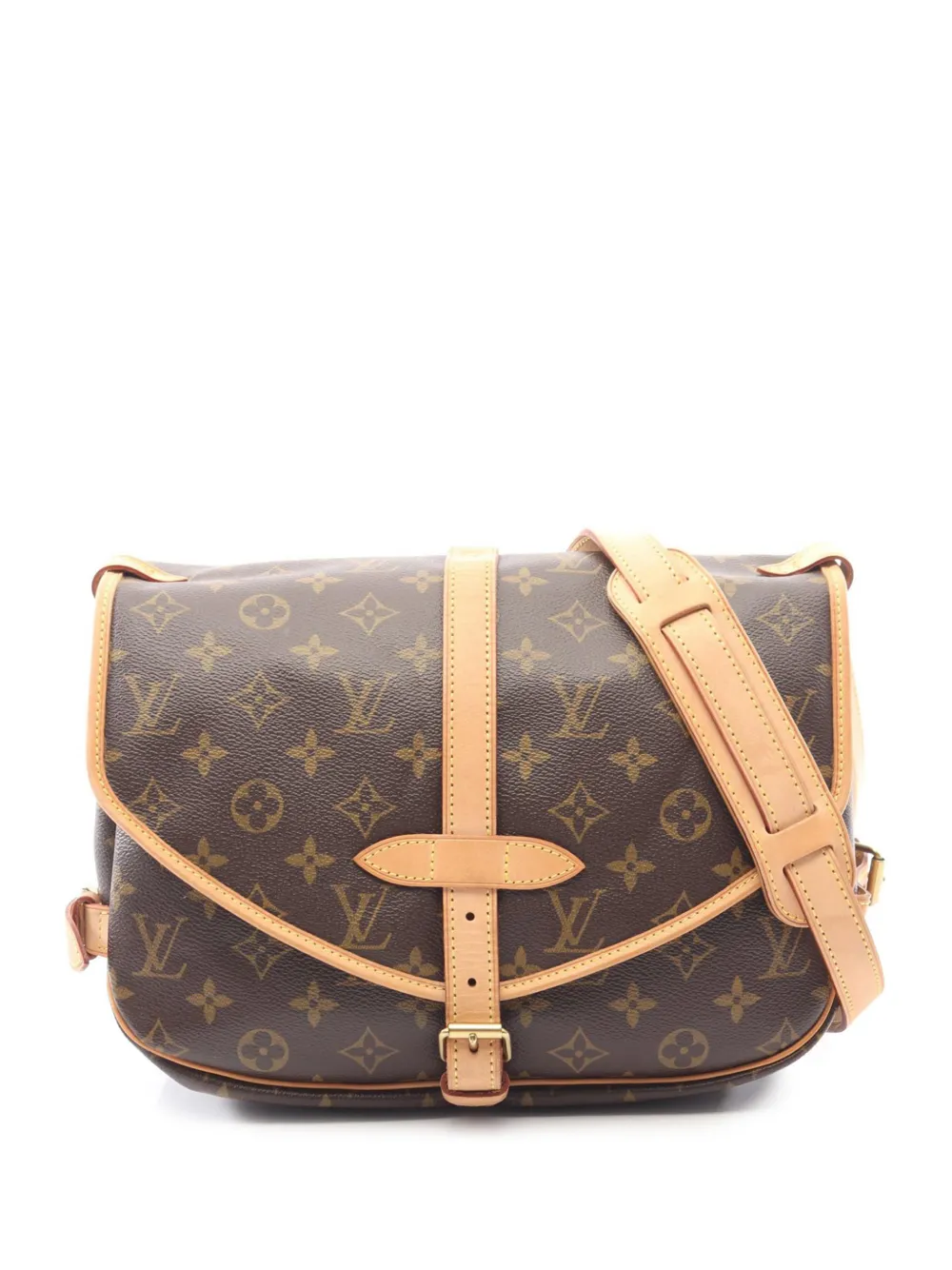 Louis Vuitton Pre-Owned 2005 Monogram Saumur 30 crossbody bag - Marrone