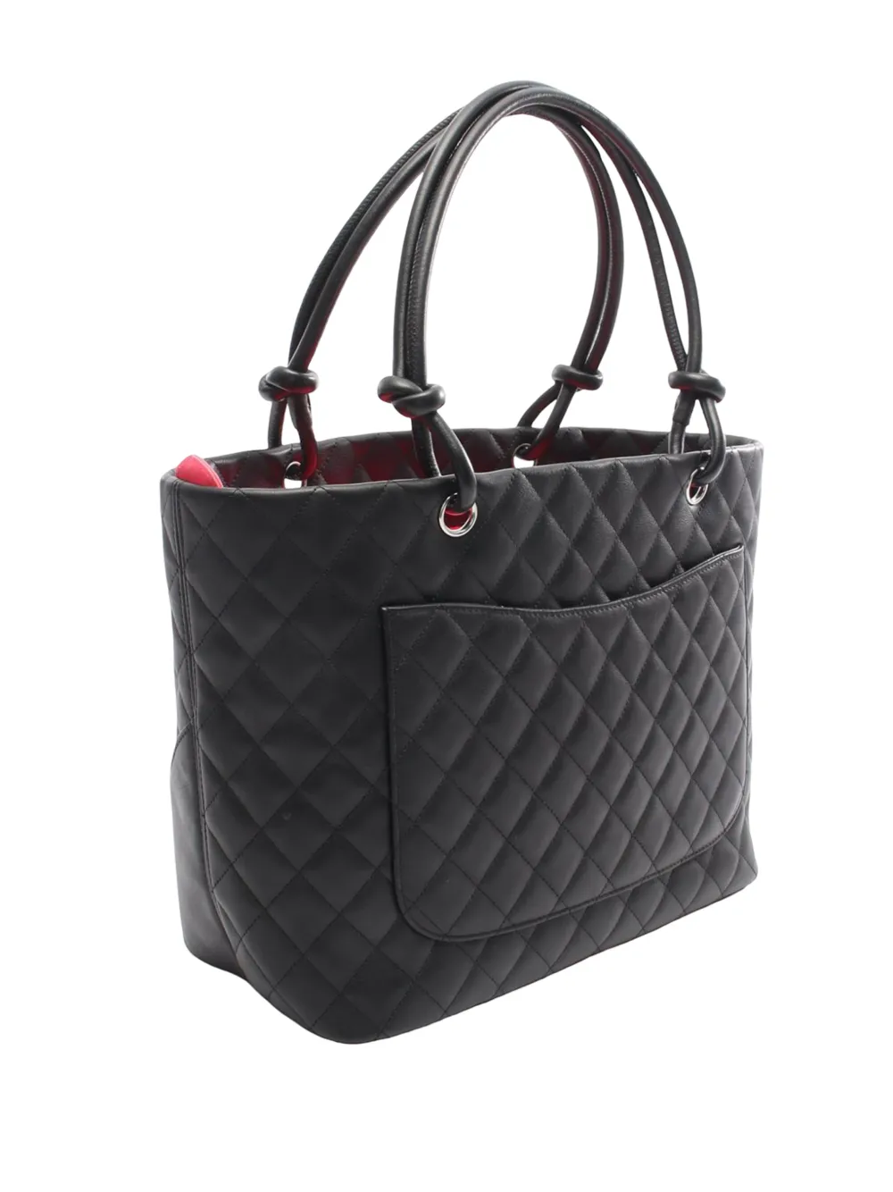 2011 Large Lambskin Cambon Ligne Tote Bag
