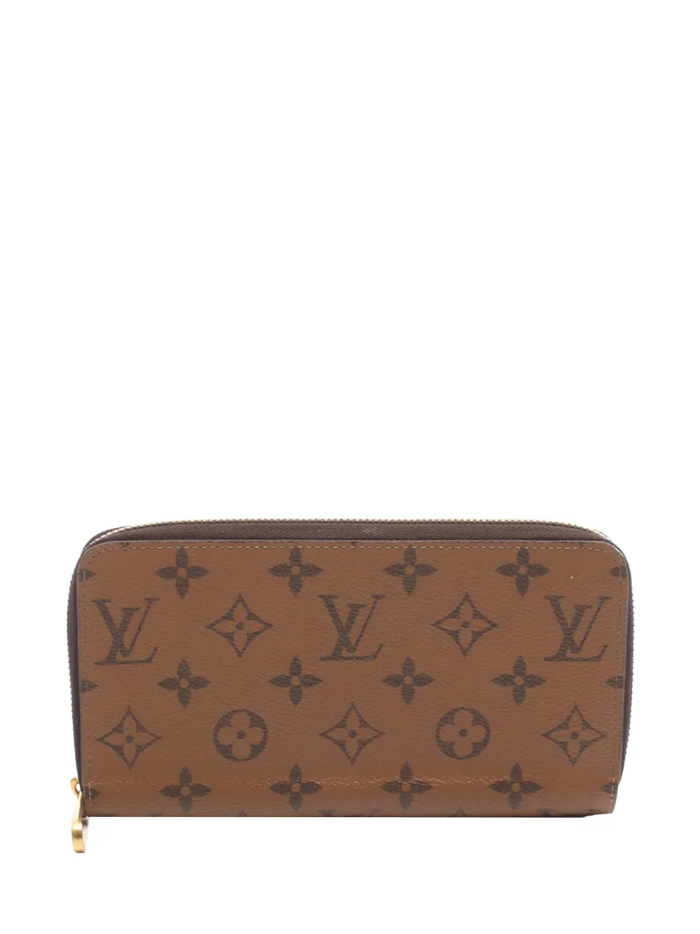 Louis Vuitton Pre-Owned Portafoglio Zippy in tela Monogram Reverse 2010-2026 - Marrone