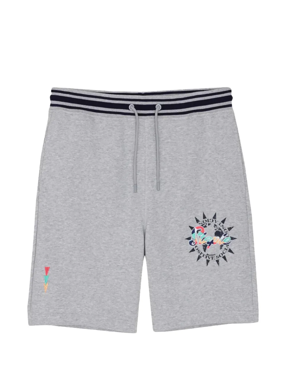 Staple logo-detail track shorts - Grau