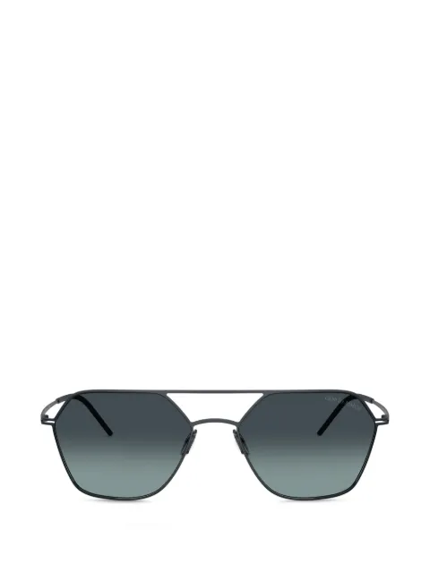 Giorgio Armani 几何形镜框太阳眼镜