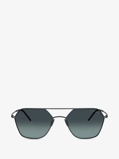 Giorgio Armani lunettes de soleil à monture géométrique