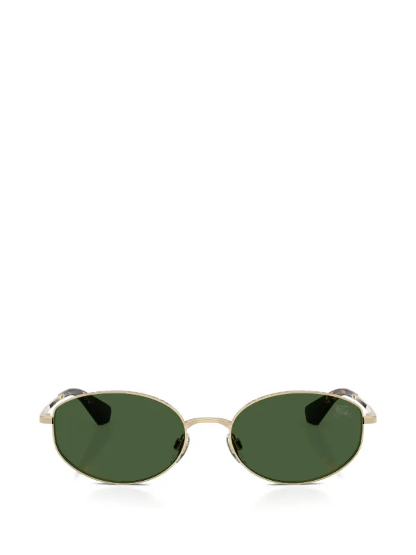 Burberry Oval-frame Sunglasses in Gold