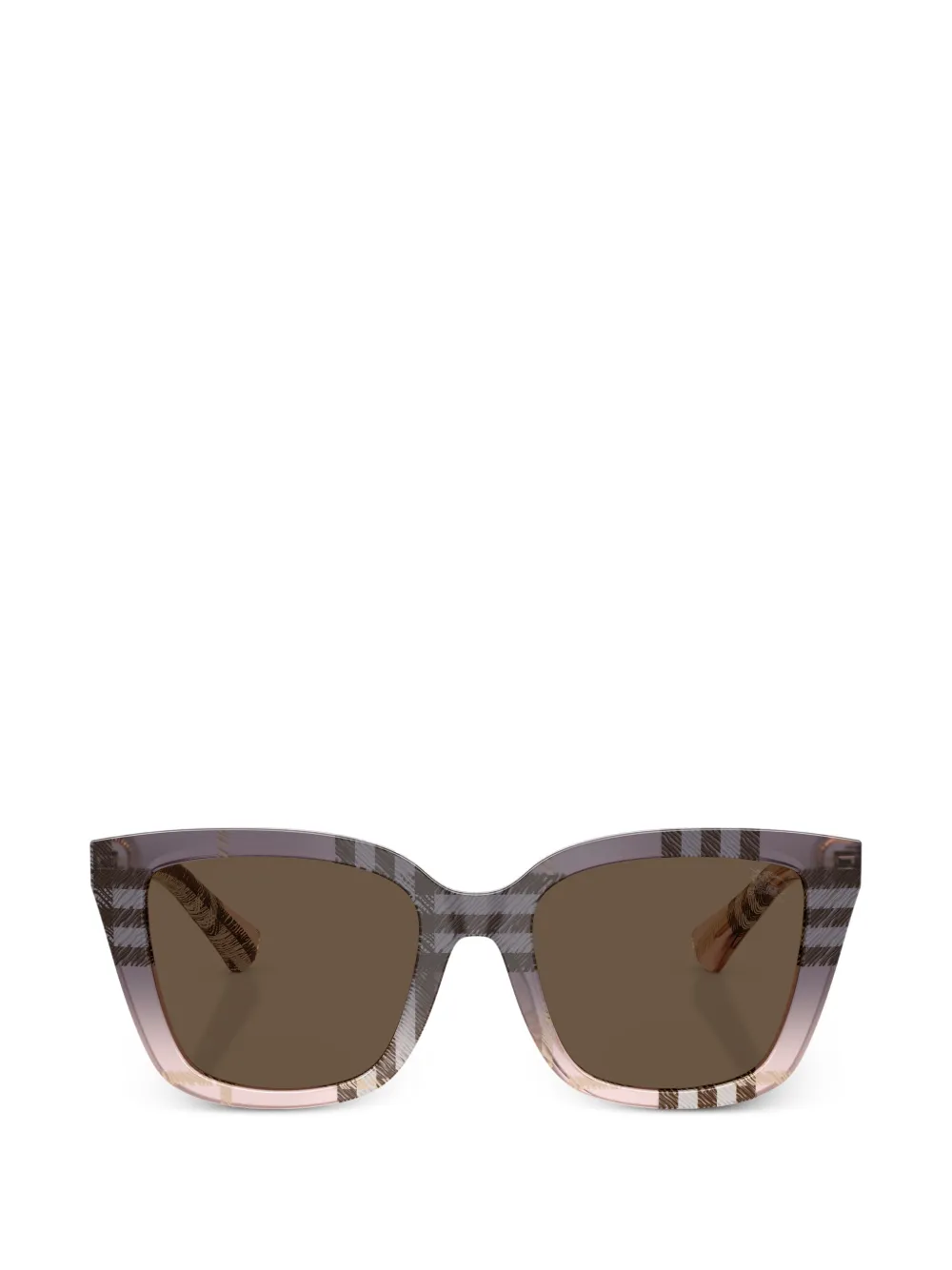 Burberry square-frame checked sunglasses