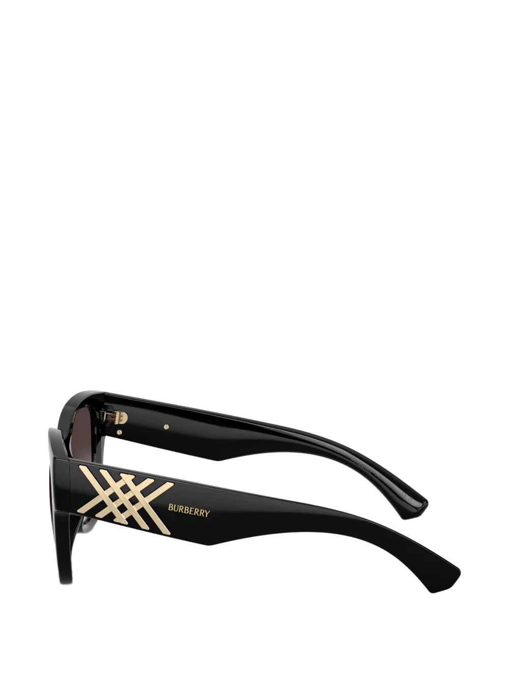 Burberry Eyewear Zonnebril met vierkant montuur Zwart