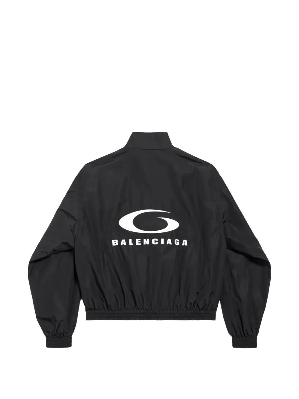 Balenciaga Jack met opstaande kraag Zwart
