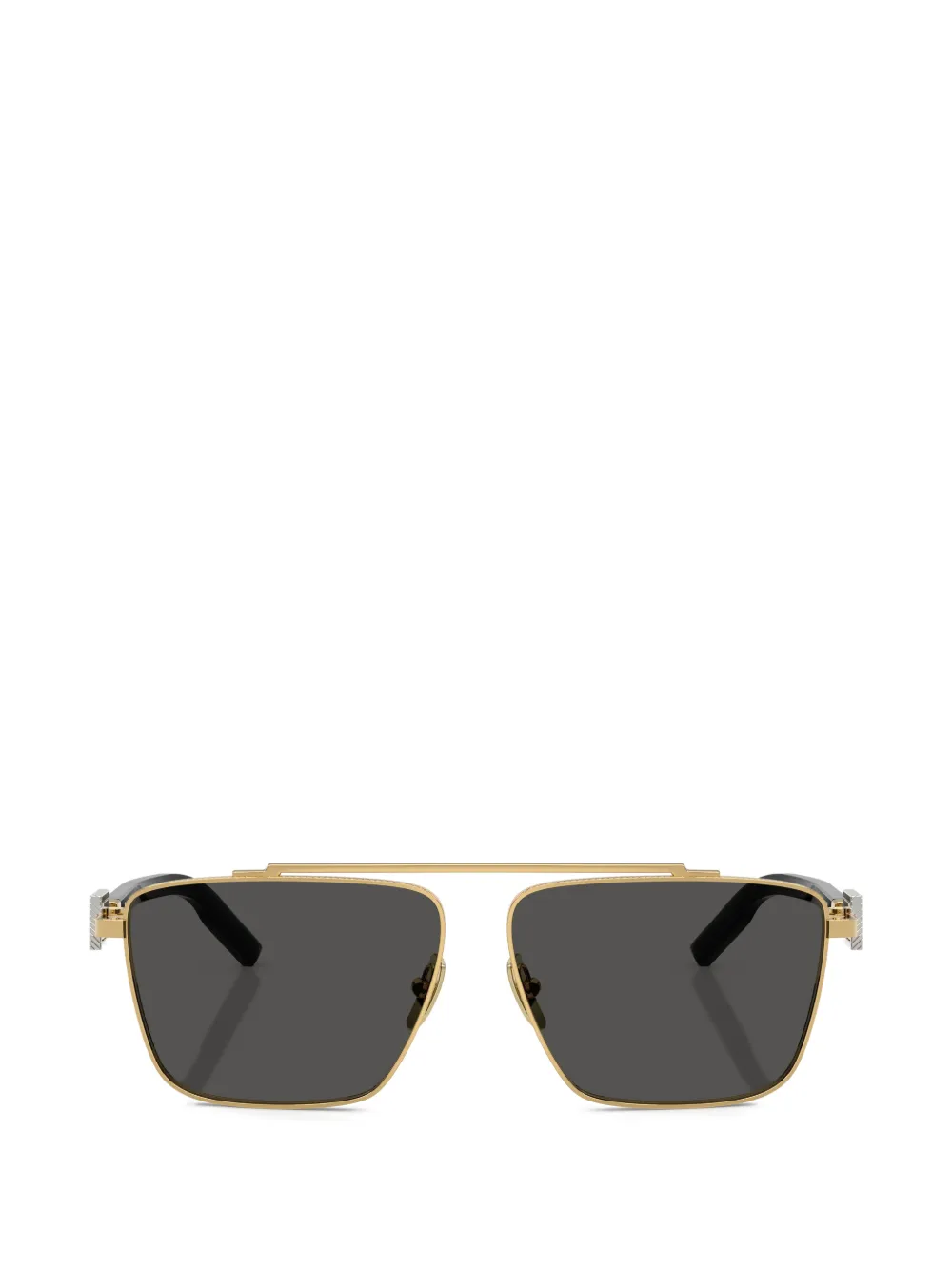 Dolce & Gabbana Occhiali da sole con montatura stile pilota - Oro
