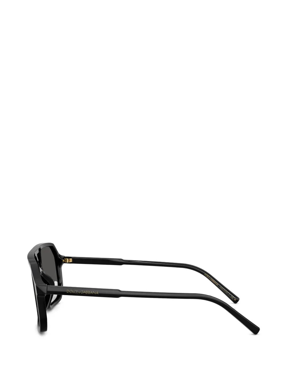 Dolce & Gabbana Eyewear Zonnebril met piloten montuur Zwart