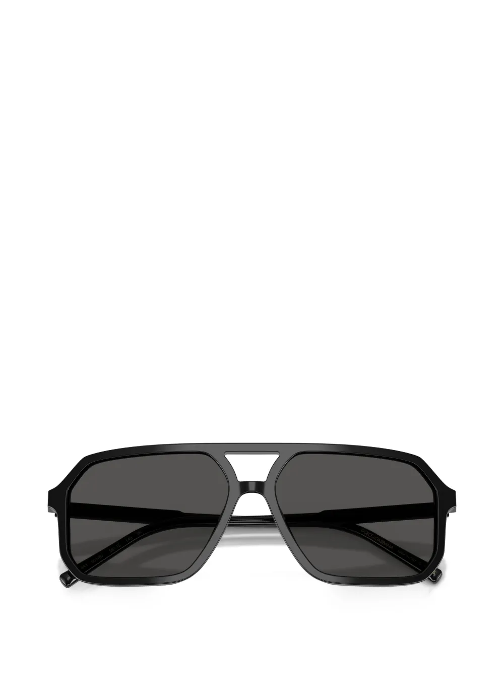 Dolce & Gabbana Eyewear Zonnebril met piloten montuur Zwart