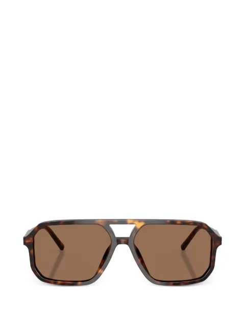 Dolce & Gabbana pilot-frame tortoiseshell sunglasses