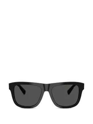 Dolce & Gabbana Eyewear DG Crossed pilot-frame Sunglasses | Black