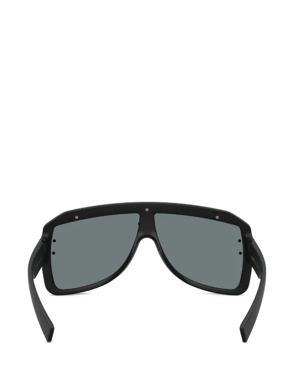 Dolce & Gabbana Eyewear DGロゴプレート サングラス | ブラック