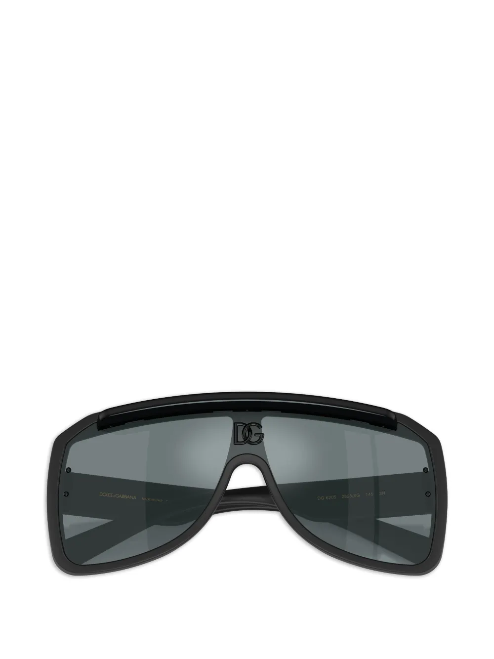 Dolce & Gabbana Eyewear Zonnebril met DG-logoplakkaat Zwart