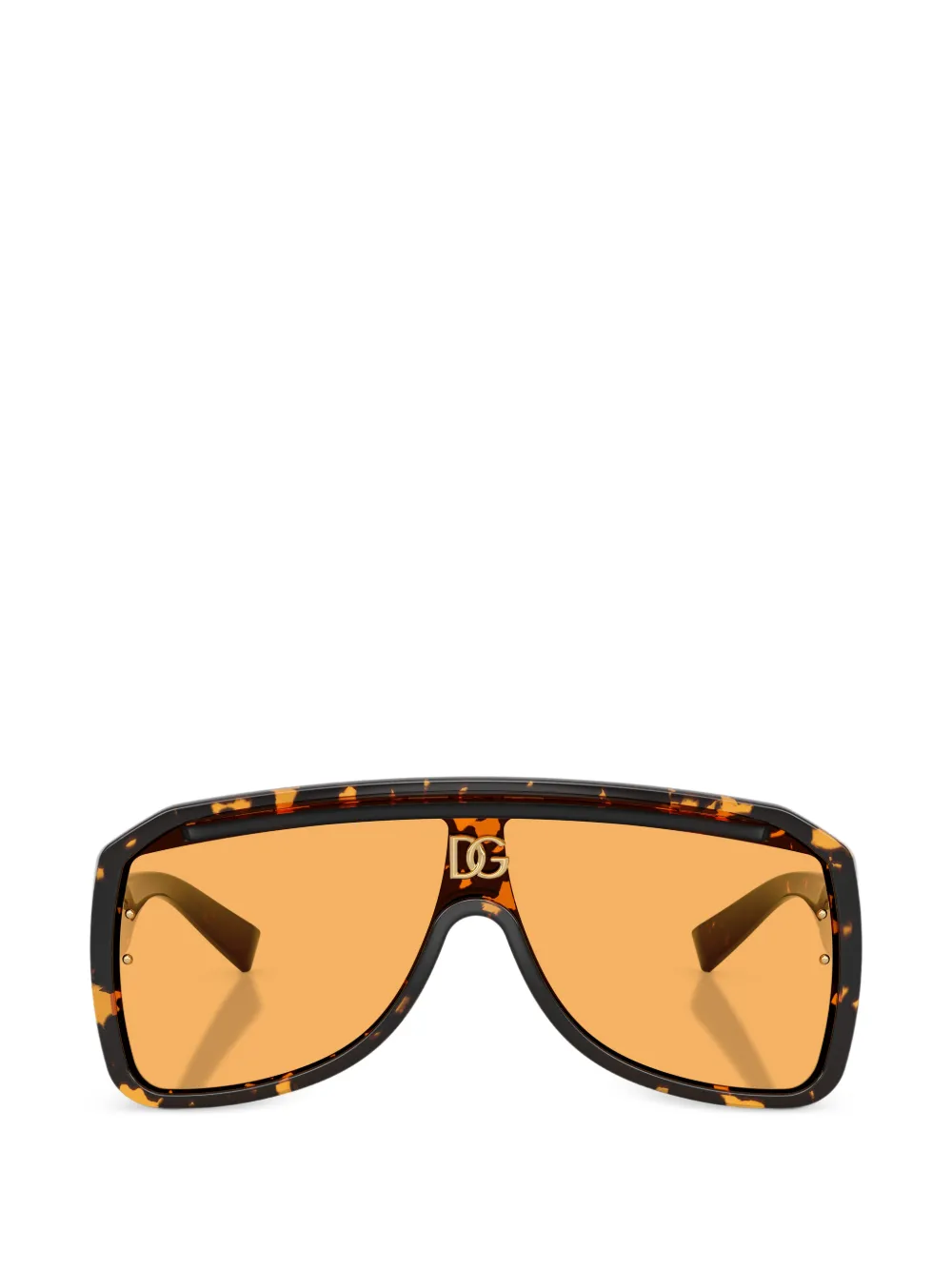 Dolce & Gabbana Pilot-frame Tortoiseshell Sunglasses In Brown