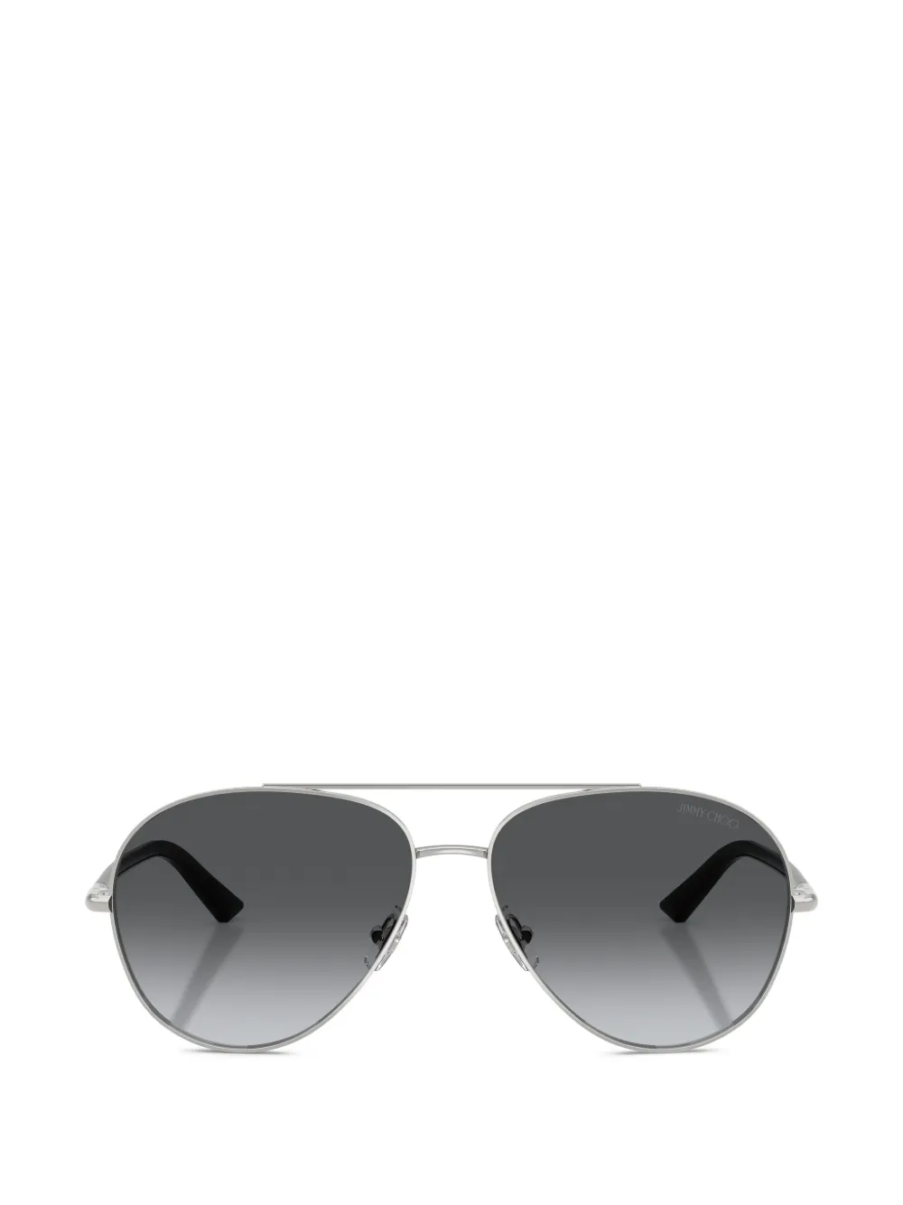 Jimmy Choo Eyewear Zonnebril met piloten montuur Zilver